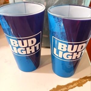 ♥️♥️♥️ Bud Light beer glasses